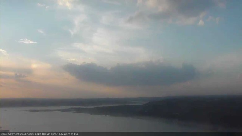 Lake Travis webcam, October 14, 2022 6:25 PM CT