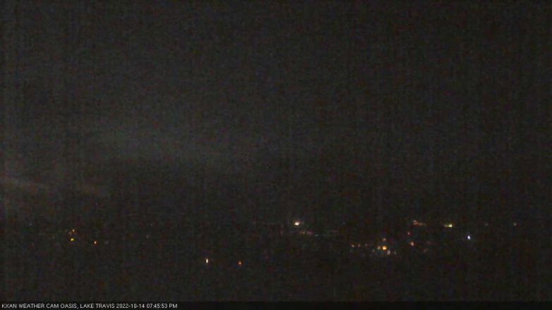 Lake Travis webcam, October 14, 2022 7:45 PM CT