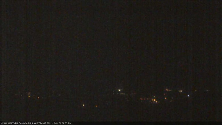 Lake Travis webcam, October 14, 2022 8:00 PM CT