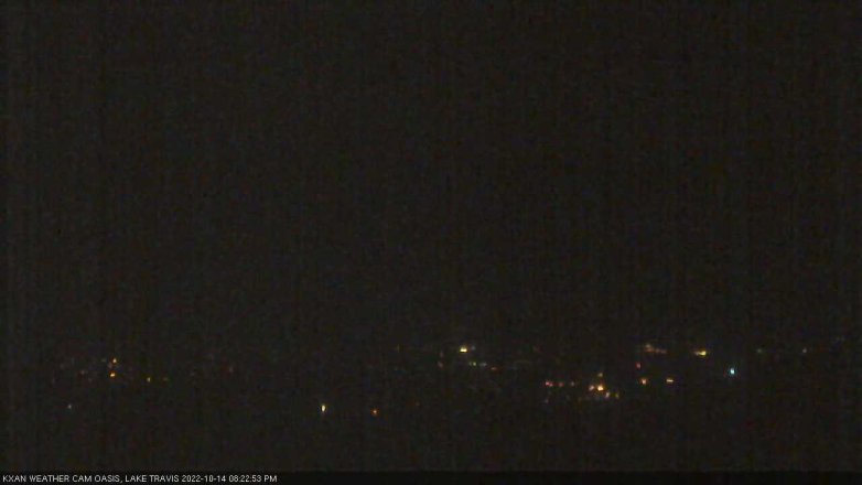 Lake Travis webcam, October 14, 2022 8:25 PM CT