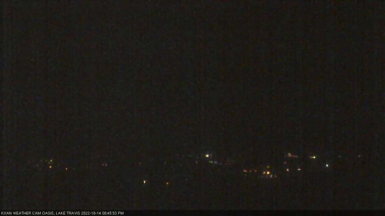 Lake Travis webcam, October 14, 2022 8:45 PM CT