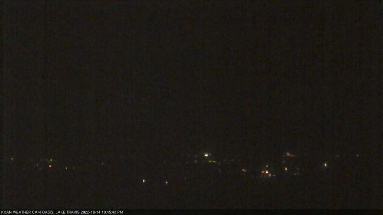 Lake Travis webcam, October 14, 2022 10:45 PM CT