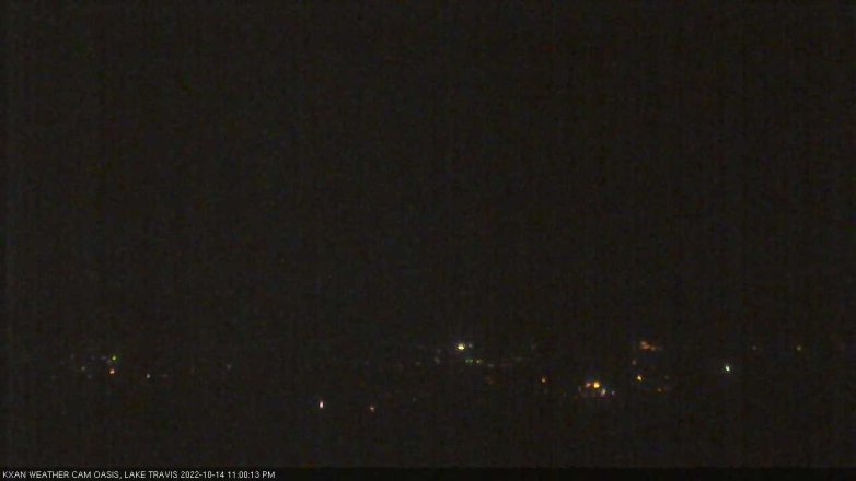 Lake Travis webcam, October 14, 2022 11:00 PM CT
