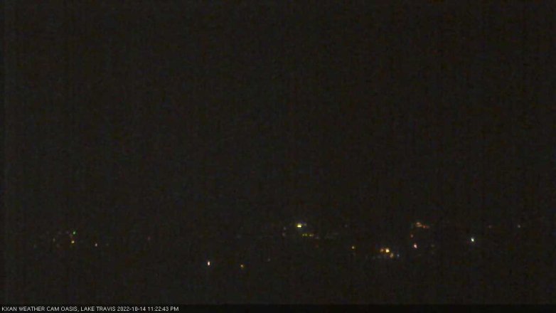 Lake Travis webcam, October 14, 2022 11:25 PM CT