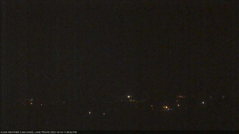 Lake Travis webcam, October 14, 2022 11:45 PM CT