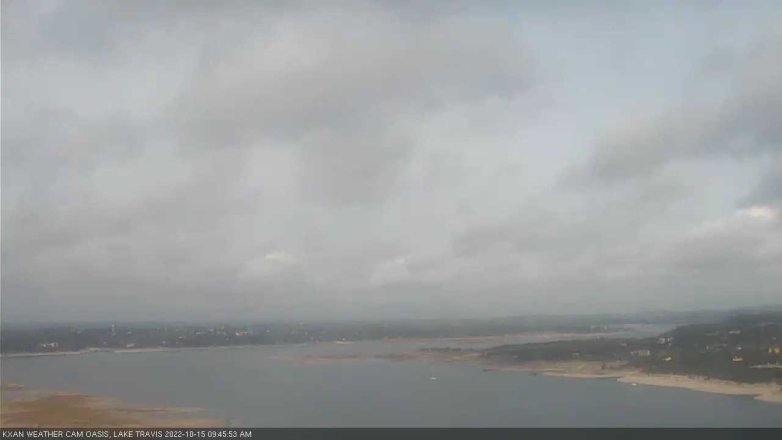 Lake Travis webcam, October 15, 2022 9:45 AM CT
