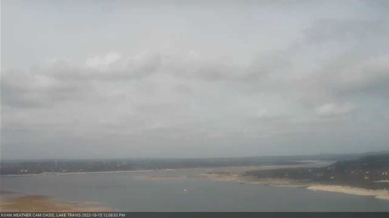 Lake Travis webcam, October 15, 2022 12:00 PM CT