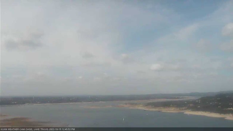 Lake Travis webcam, October 15, 2022 12:45 PM CT