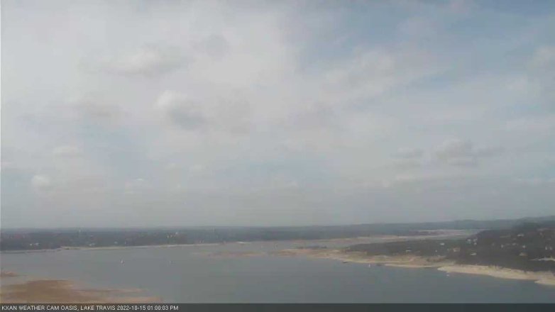 Lake Travis webcam, October 15, 2022 1:00 PM CT