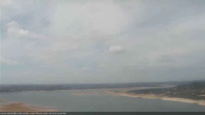 Lake Travis webcam, October 15, 2022 1:25 PM CT