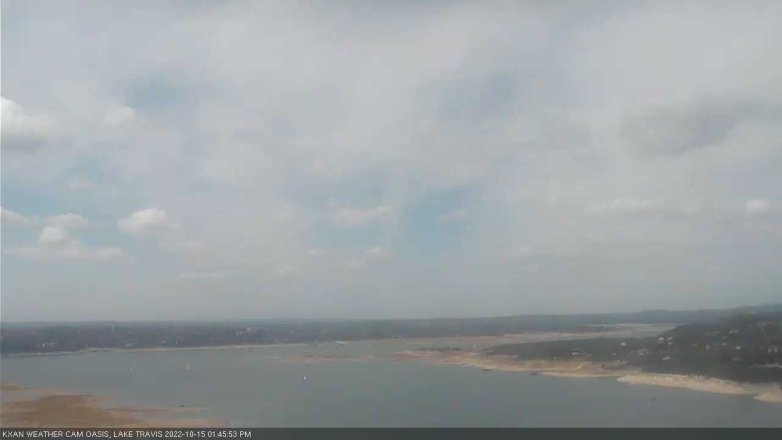 Lake Travis webcam, October 15, 2022 1:45 PM CT