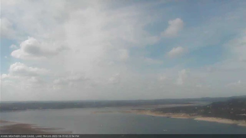 Lake Travis webcam, October 15, 2022 2:25 PM CT
