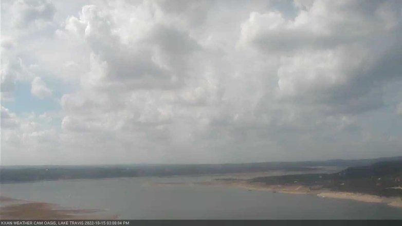 Lake Travis webcam, October 15, 2022 3:00 PM CT