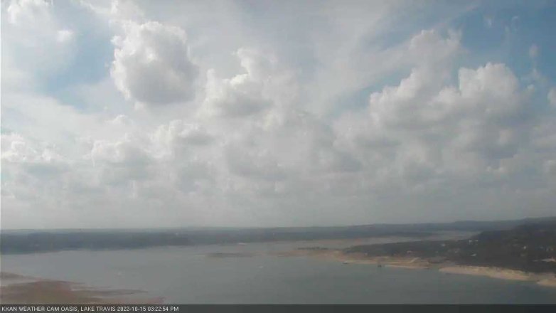 Lake Travis webcam, October 15, 2022 3:25 PM CT