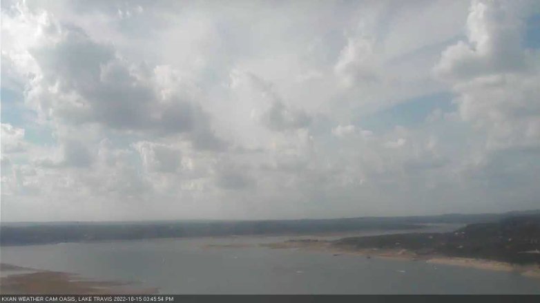 Lake Travis webcam, October 15, 2022 3:45 PM CT
