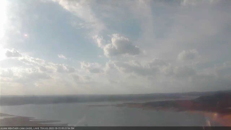 Lake Travis webcam, October 15, 2022 5:25 PM CT