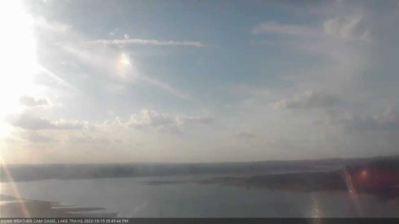 Lake Travis webcam, October 15, 2022 5:45 PM CT