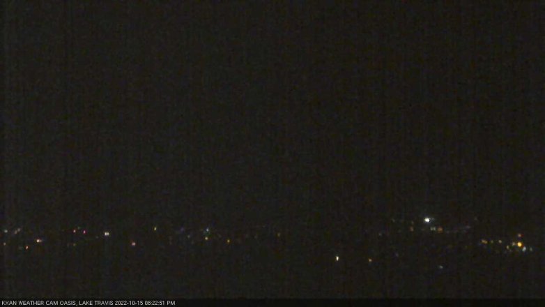 Lake Travis webcam, October 15, 2022 8:25 PM CT