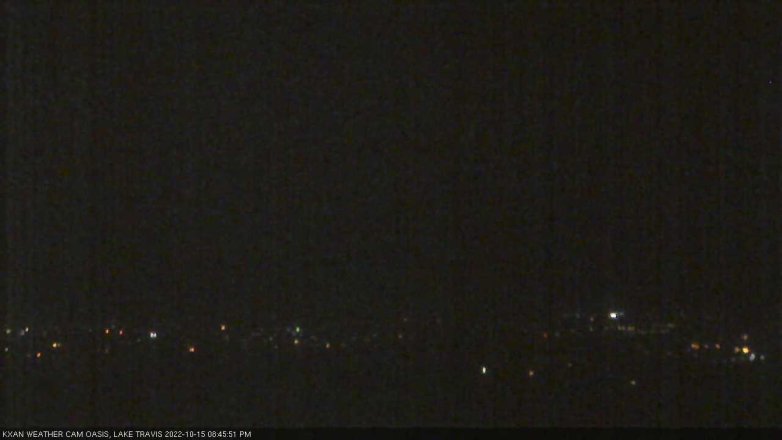 Lake Travis webcam, October 15, 2022 8:45 PM CT
