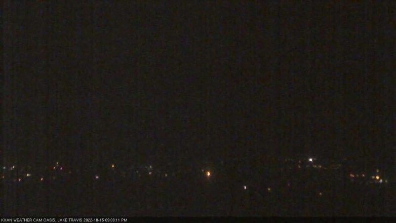 Lake Travis webcam, October 15, 2022 9:00 PM CT
