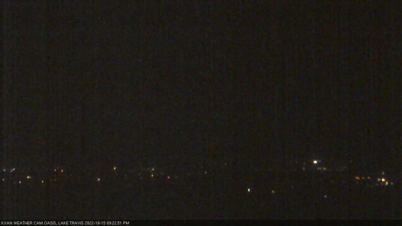 Lake Travis webcam, October 15, 2022 9:25 PM CT