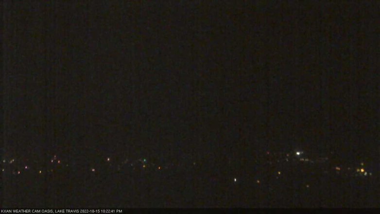 Lake Travis webcam, October 15, 2022 10:25 PM CT