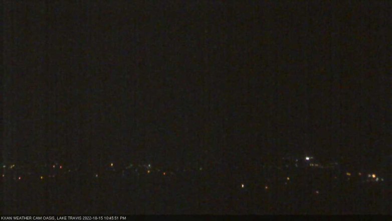 Lake Travis webcam, October 15, 2022 10:45 PM CT