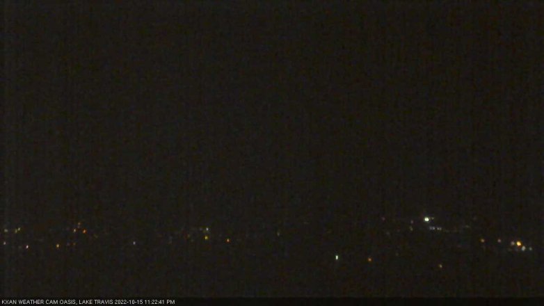 Lake Travis webcam, October 15, 2022 11:25 PM CT