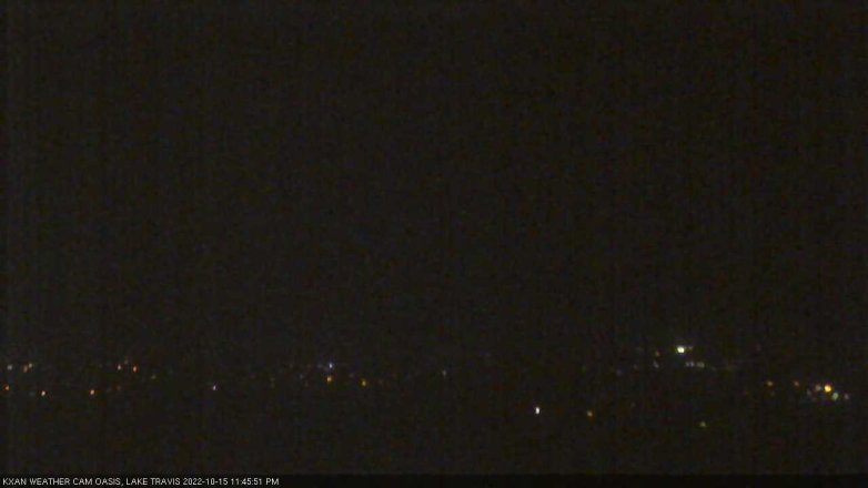 Lake Travis webcam, October 15, 2022 11:45 PM CT