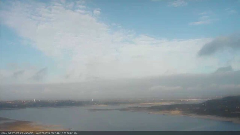 Lake Travis webcam, October 16, 2022 9:00 AM CT