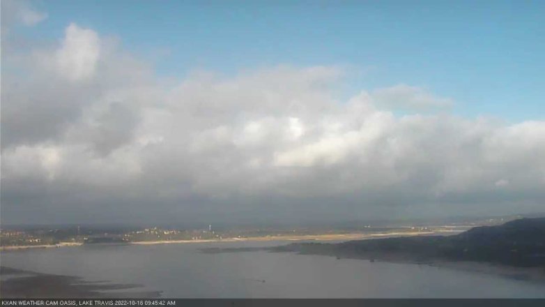 Lake Travis webcam, October 16, 2022 9:45 AM CT