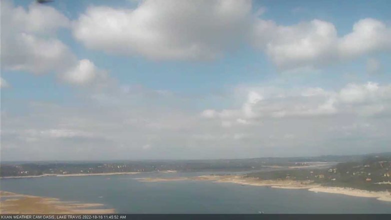 Lake Travis webcam, October 16, 2022 11:45 AM CT