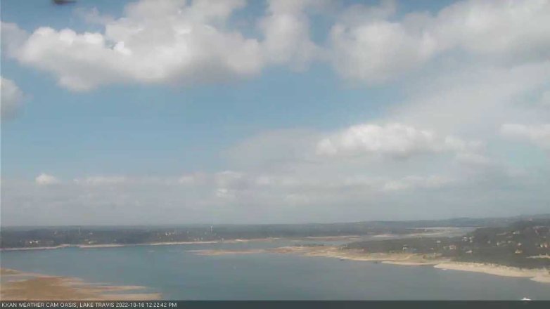 Lake Travis webcam, October 16, 2022 12:25 PM CT