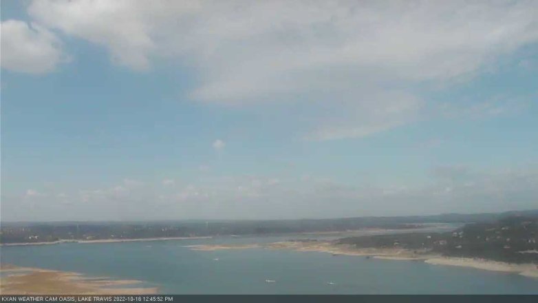 Lake Travis webcam, October 16, 2022 12:45 PM CT
