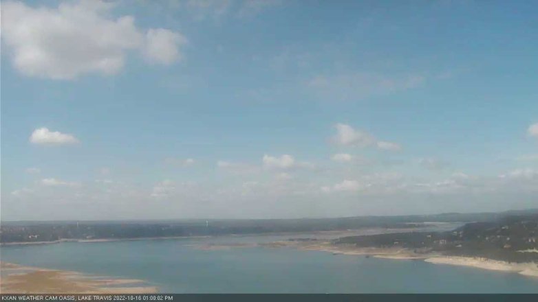 Lake Travis webcam, October 16, 2022 1:00 PM CT