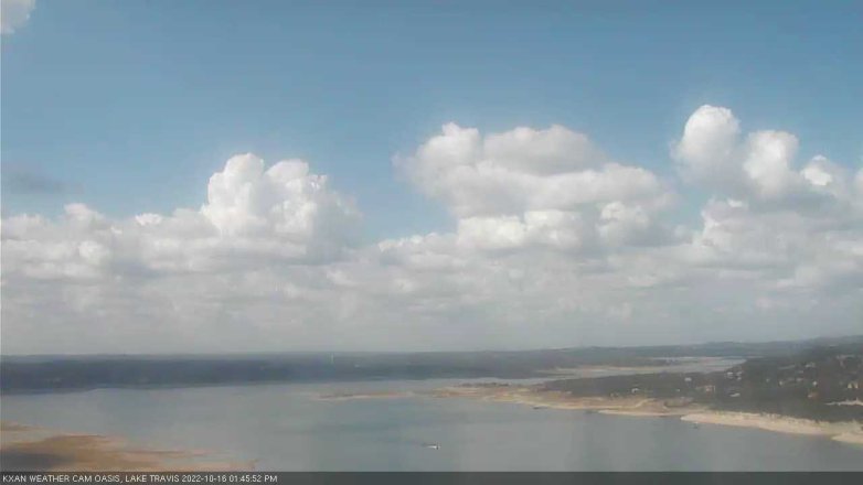 Lake Travis webcam, October 16, 2022 1:45 PM CT