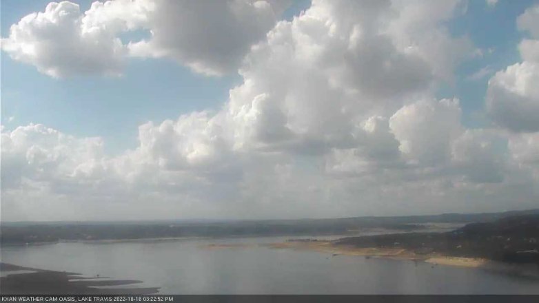 Lake Travis webcam, October 16, 2022 3:25 PM CT