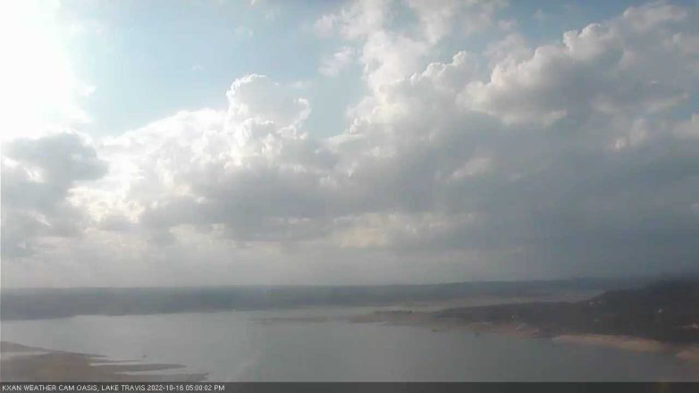 Lake Travis webcam, October 16, 2022 5:00 PM CT