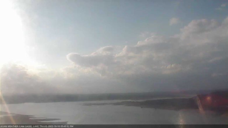 Lake Travis webcam, October 16, 2022 5:45 PM CT