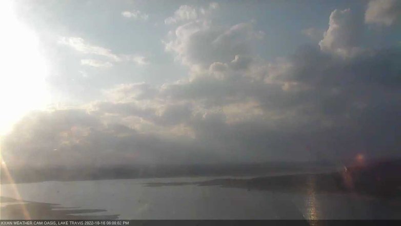 Lake Travis webcam, October 16, 2022 6:00 PM CT