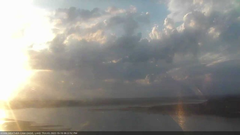 Lake Travis webcam, October 16, 2022 6:25 PM CT