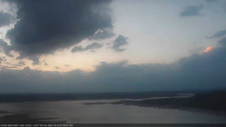 Lake Travis webcam, October 16, 2022 7:00 PM CT