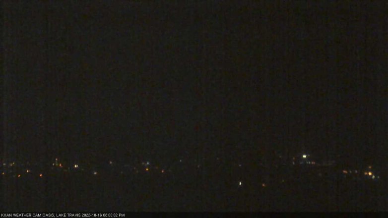 Lake Travis webcam, October 16, 2022 8:00 PM CT