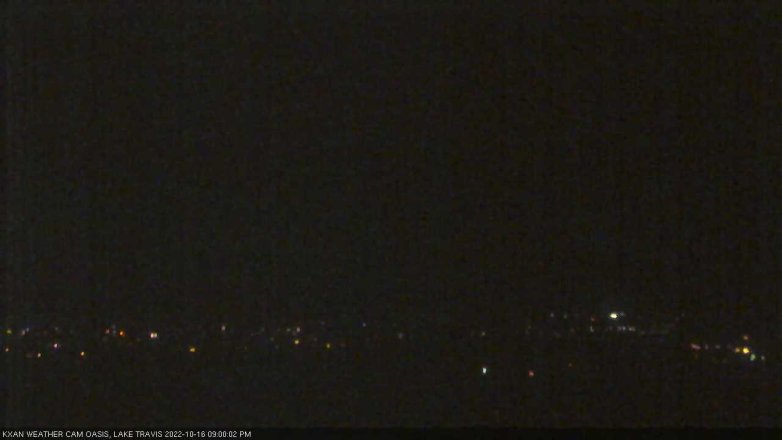 Lake Travis webcam, October 16, 2022 9:00 PM CT