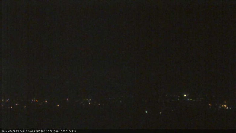 Lake Travis webcam, October 16, 2022 9:25 PM CT