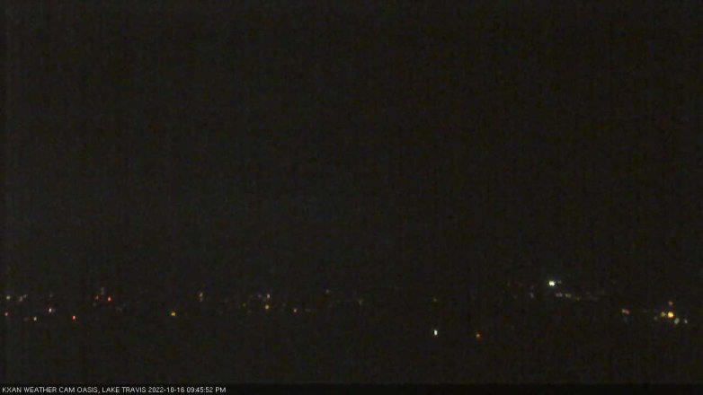 Lake Travis webcam, October 16, 2022 9:45 PM CT