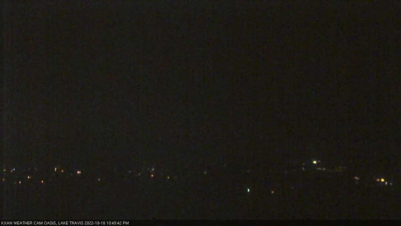 Lake Travis webcam, October 16, 2022 10:45 PM CT