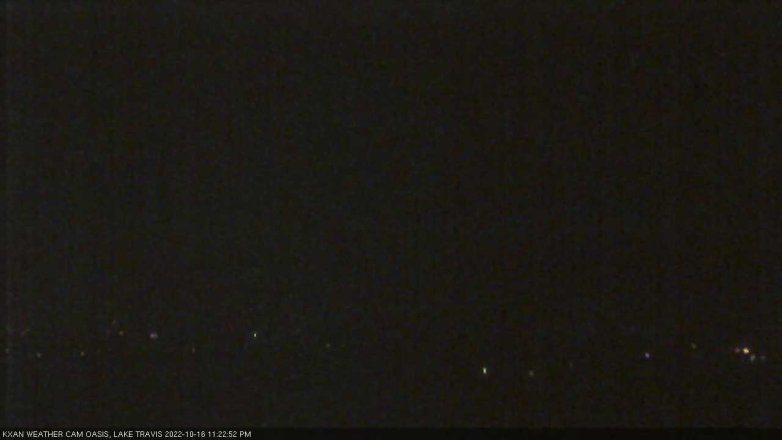 Lake Travis webcam, October 16, 2022 11:25 PM CT