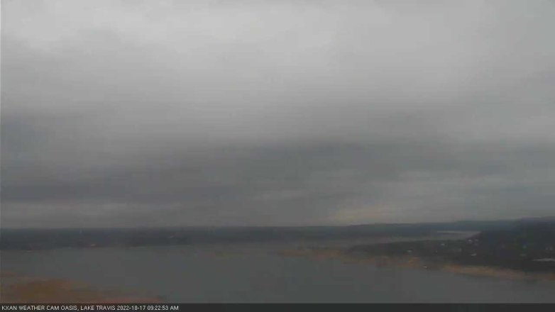 Lake Travis webcam, October 17, 2022 9:25 AM CT