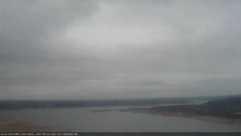 Lake Travis webcam, October 17, 2022 9:45 AM CT